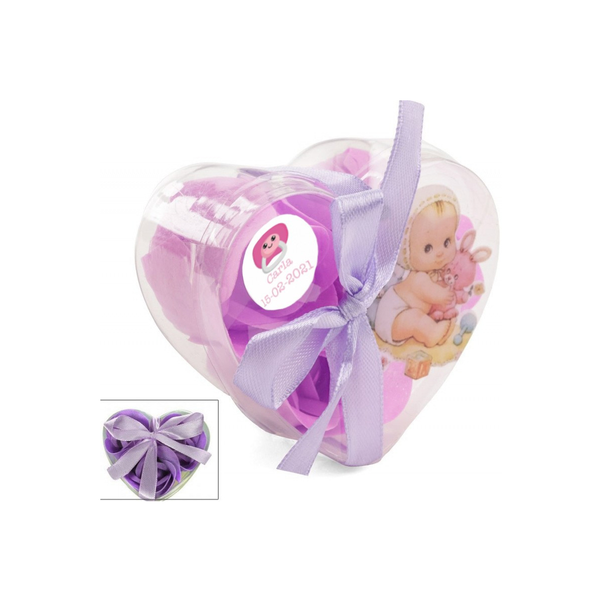 Savons décoratifs personnalisés pour baptêmes