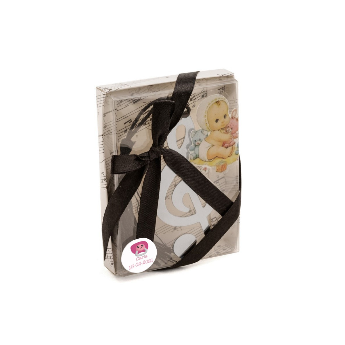 Marque-page cadeau de baptême personnalisé
