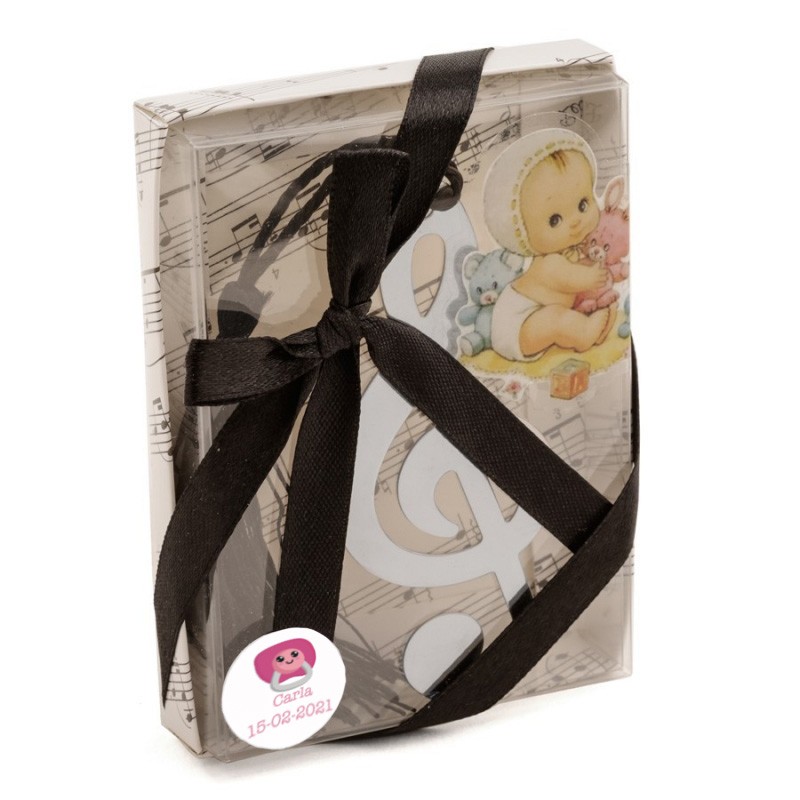 Marque-page cadeau de baptême personnalisé