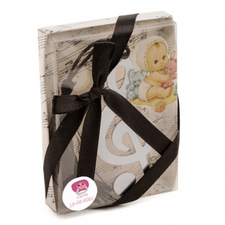 Marque-page cadeau de baptême personnalisé