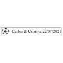 Autocollant motif football