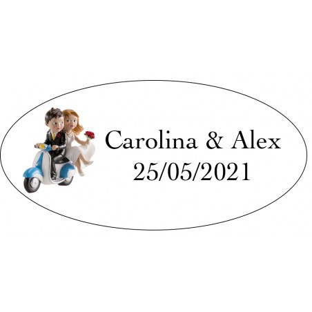 Etiquettes Adhésive Pour Cadeaux De Mariage “william &...