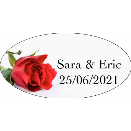 Stickers Mariage Rose