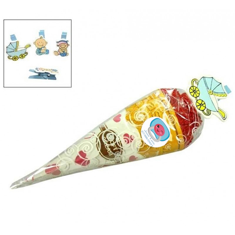 Serviette cornet de glace