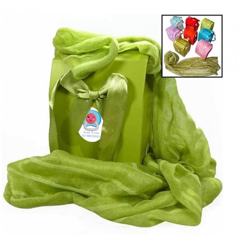 Pashminas pour détails baptêmes personnalisés