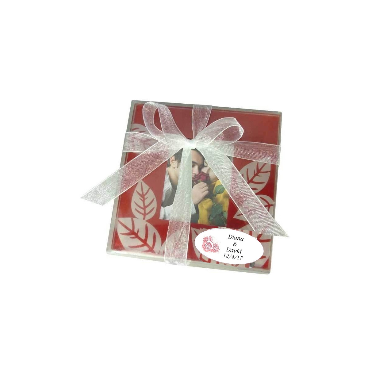 Coasters personnalisés pour les détails de mariage