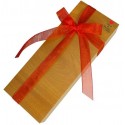 Stylo et couteau personnalisés dans une boîte en bois pour les cadeaux des invités de mariage