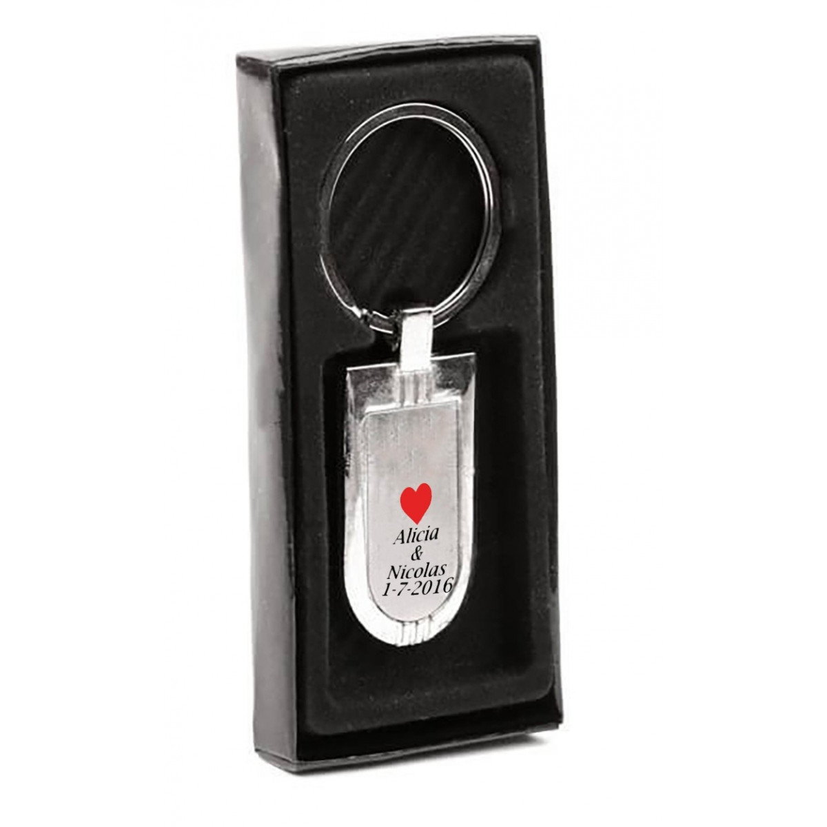 Porte clés romantiques personnalisés