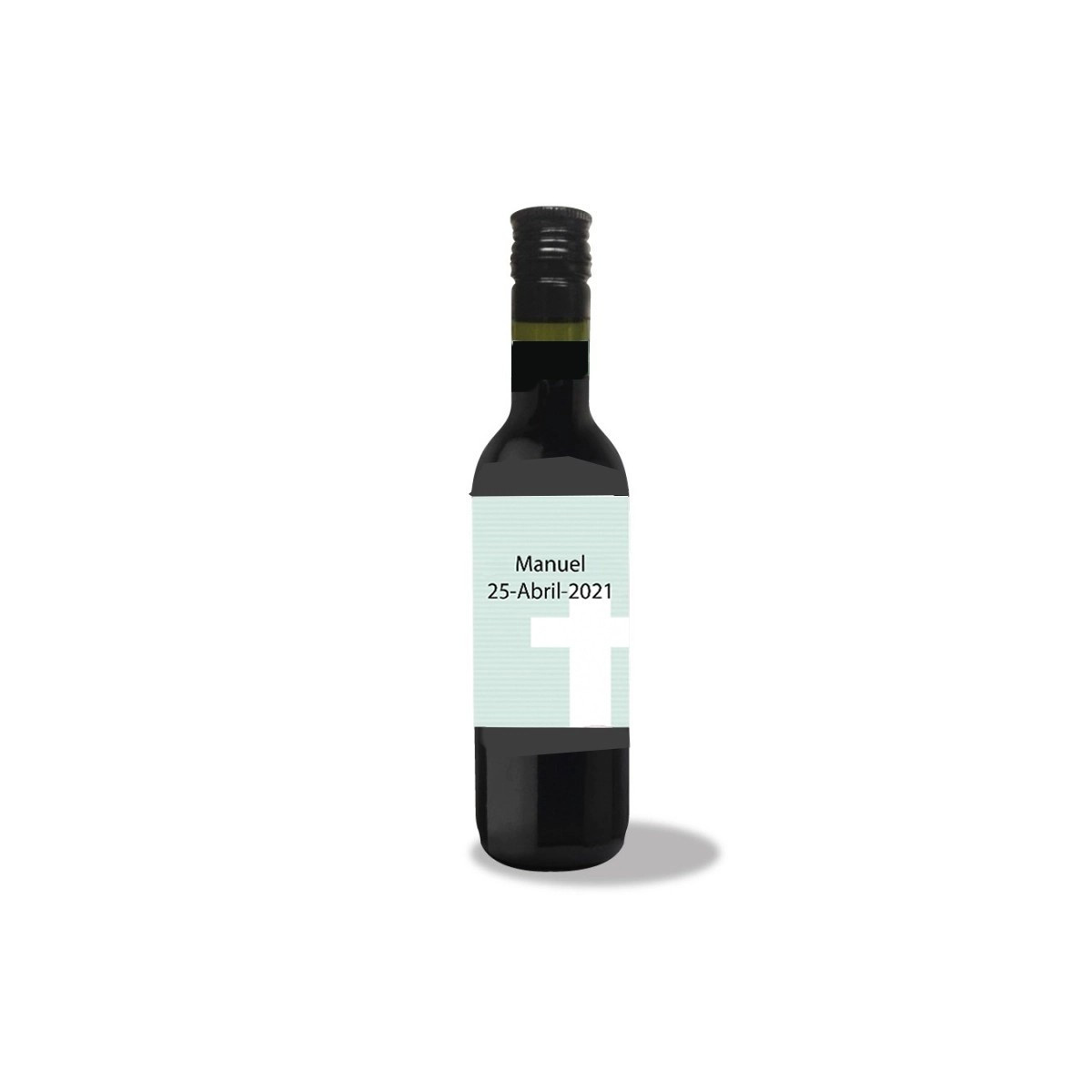 Cadeau de communion personnalisé avec vin