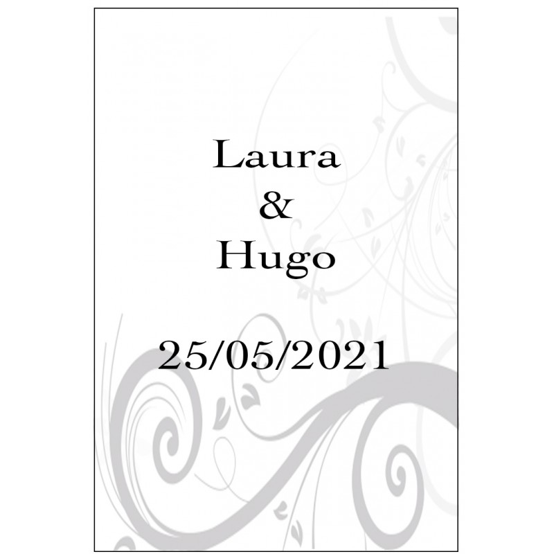 Etiquette Bouteille Mariage Etiquette Bouteille Mariage