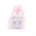Boucles d'oreilles en bijouterie pour communion personnalisée
