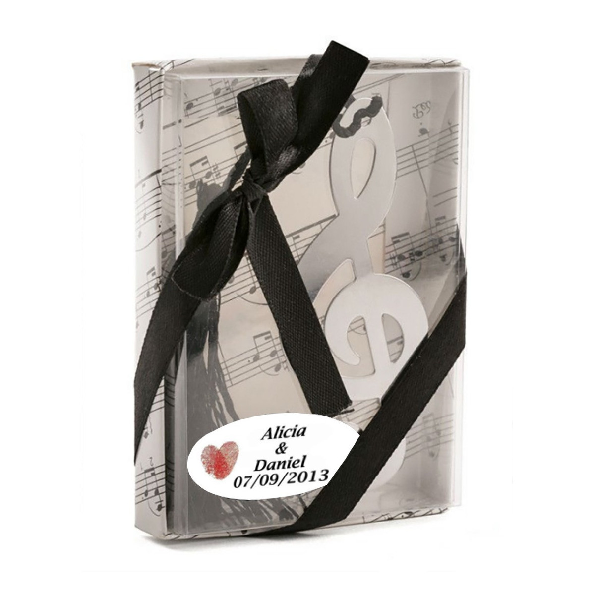 Marque-page cadeau de mariage personnalisé