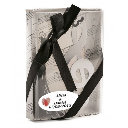 Marque-page cadeau de mariage personnalisé