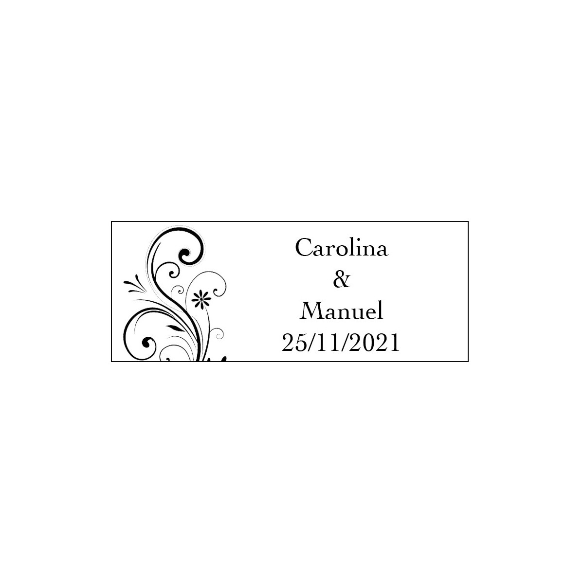 Autocollants rectangulaires