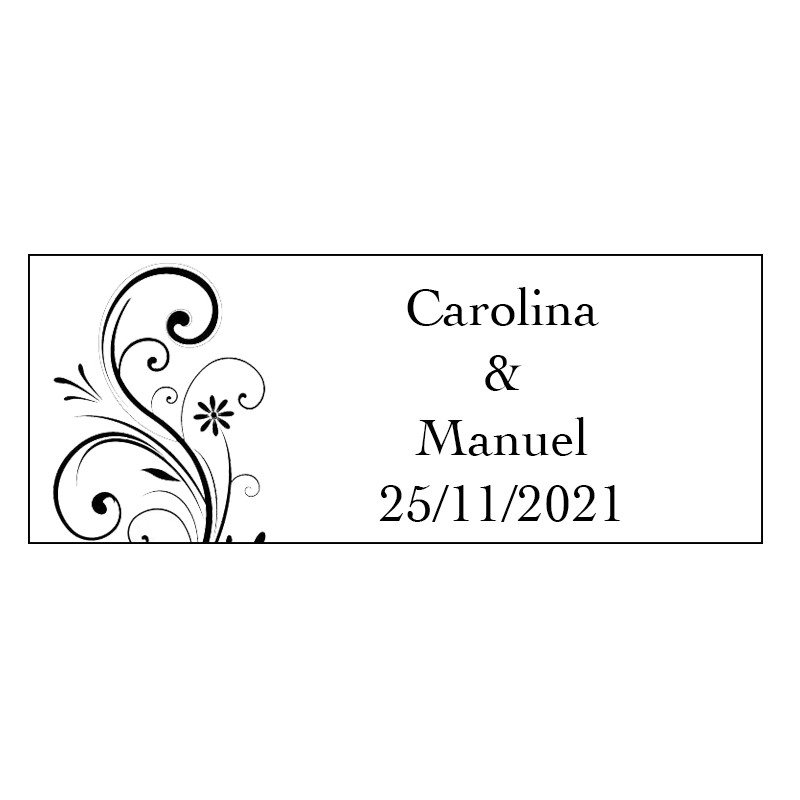 Autocollants rectangulaires