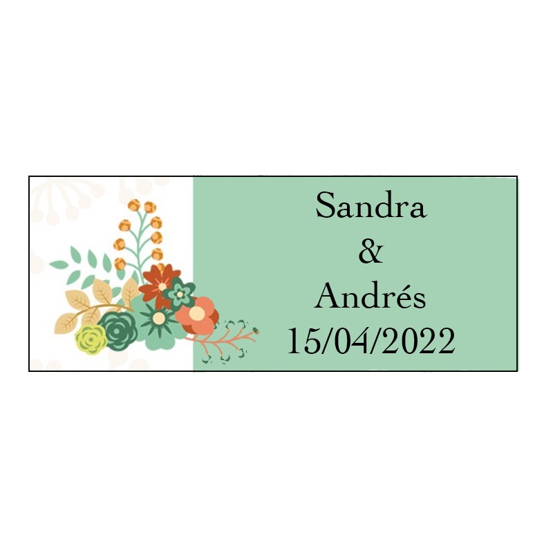 Autocollants rectangulaires