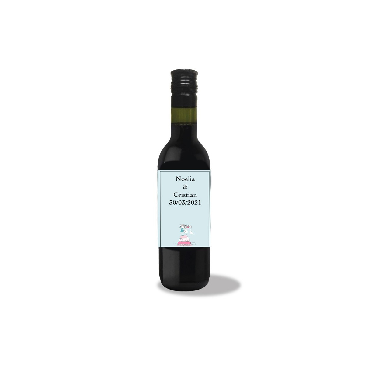 Vin personnalisé pour cadeau de mariage