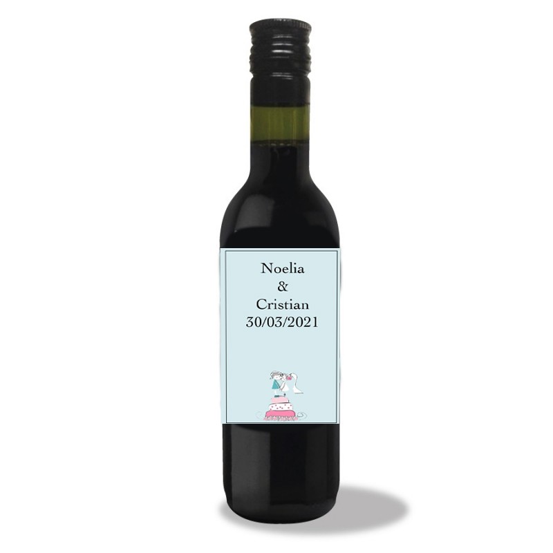 Vin personnalisé pour cadeau de mariage