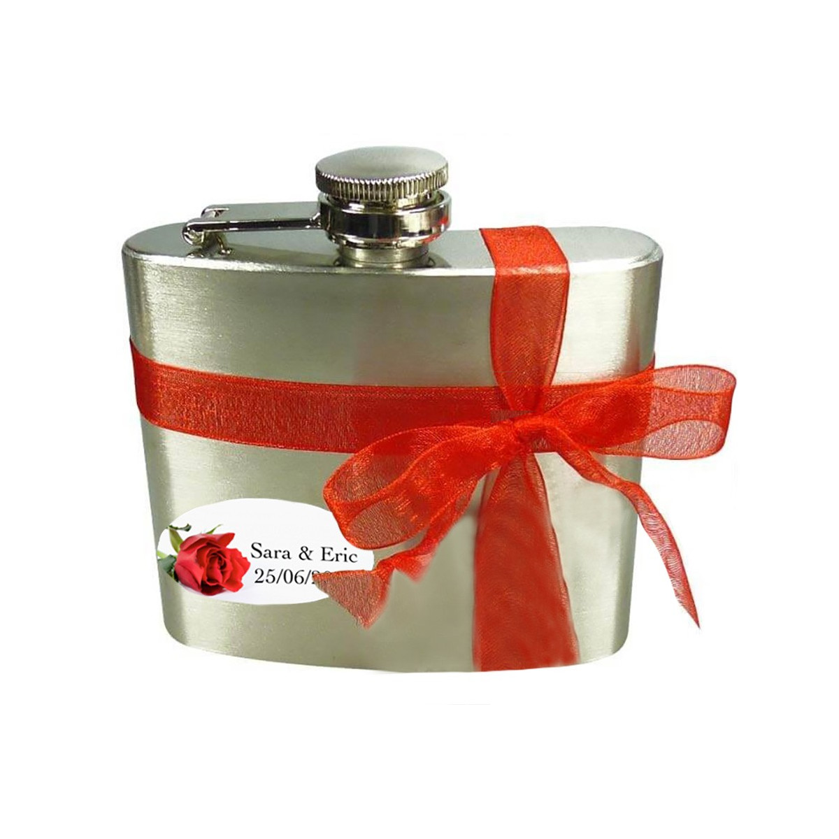 Flasque de mariage personnalisée
