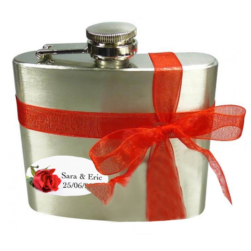 Flasque de mariage personnalisée