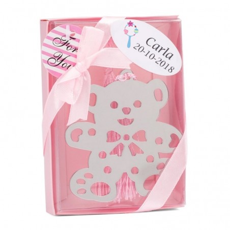 Marque-page personnalisé pour les détails de baptême filles