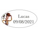 Etiquettes Ovales Pour Anniversaire Toy Story