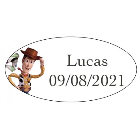 Etiquettes Ovales Pour Anniversaire Toy Story
