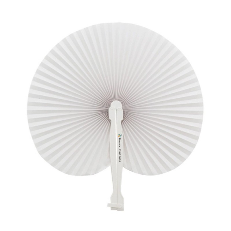 Petit Éventail Blanc pour Baptême Petit Éventail Blanc pour Baptême