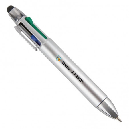 Stylo à quatre couleurs pour un baptême personnalisé