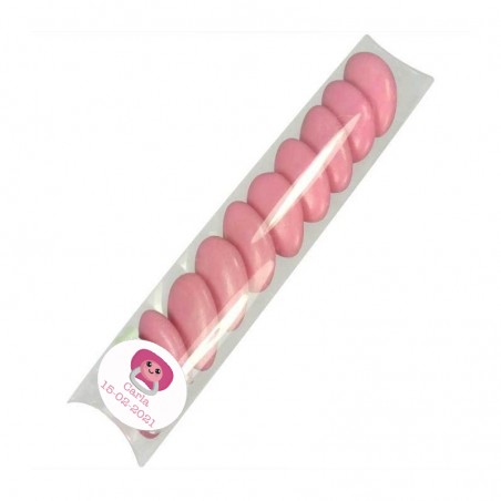 Dragées en chocolat personnalisées baptême