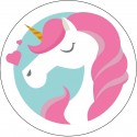 Autocollant licorne