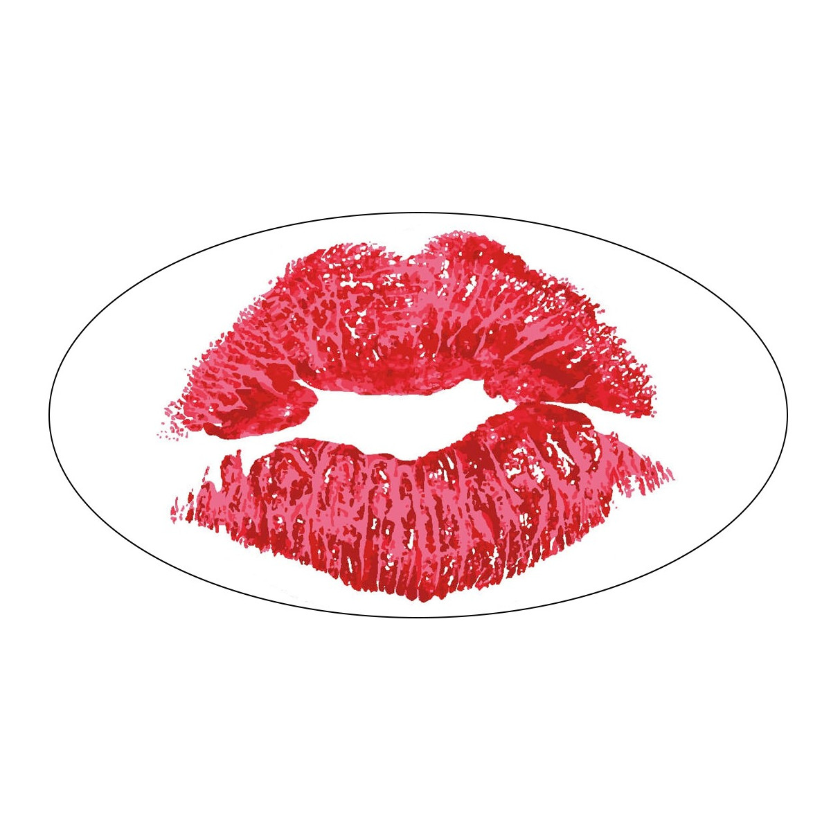 Autocollant baiser