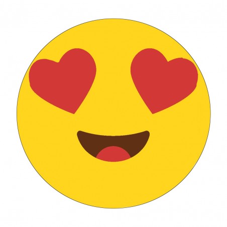 Etiquette smiley amour