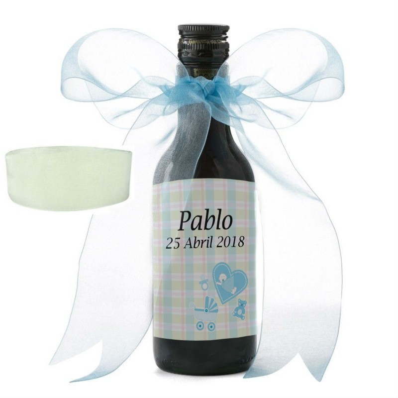 Bouteilles de vin pour baptême personnalisées