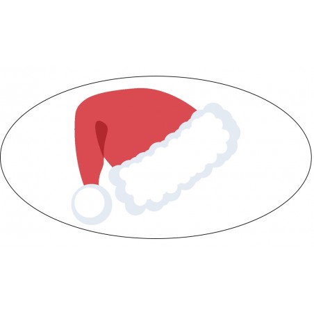 Sticker Bonnet De Noël