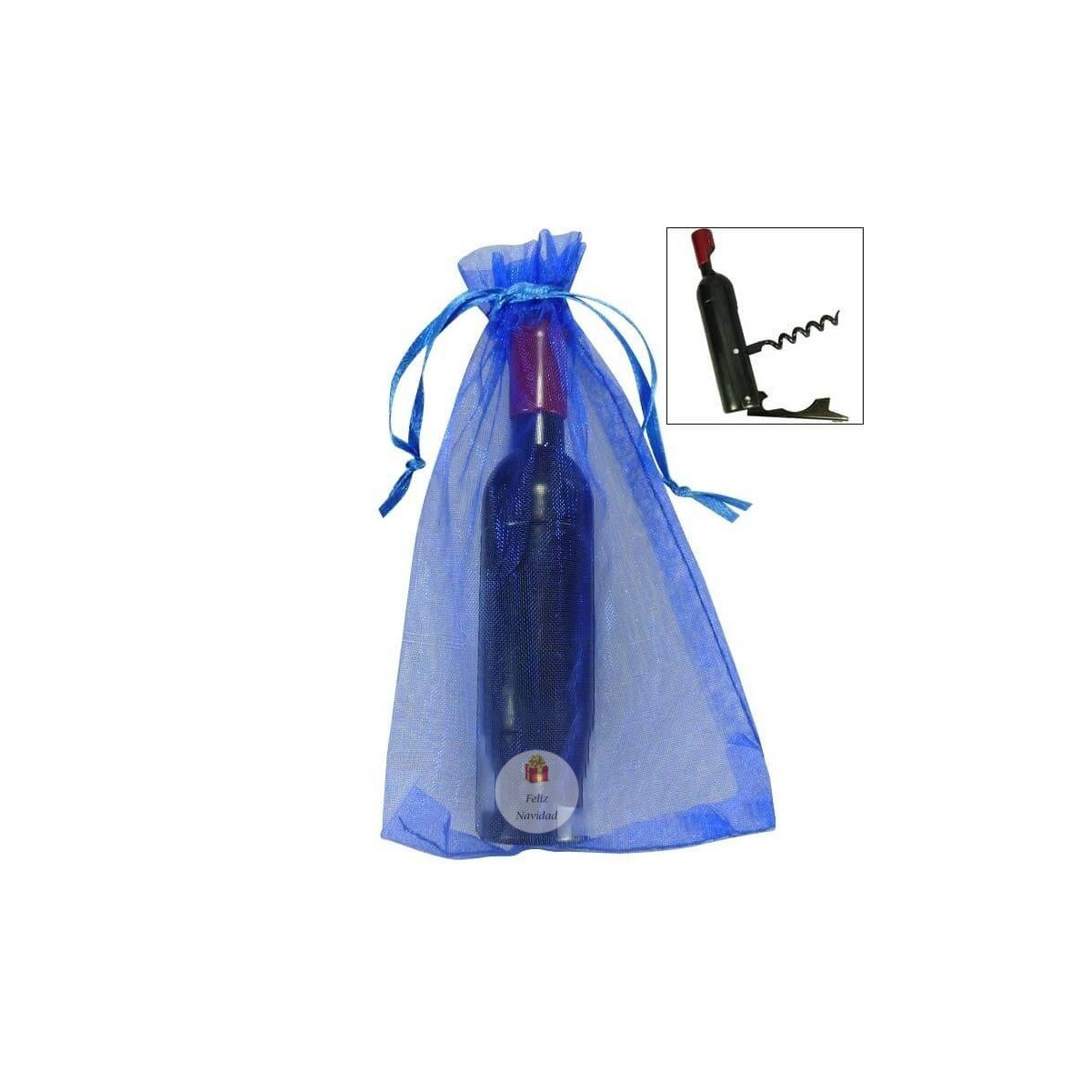 Tire-bouchon ouvre-bouteille personnalisé dans un sac