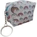 Porte-clés porte-monnaie imprimé