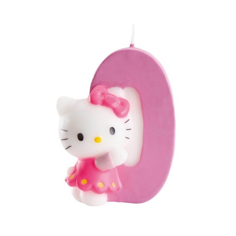 Bougie d’anniversaire 0 hello kitty