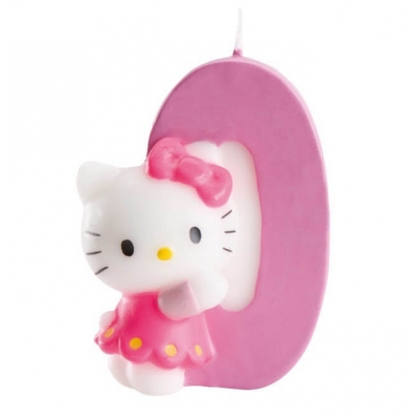 Bougie d’anniversaire 0 hello kitty