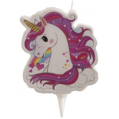 pot bougie licorne