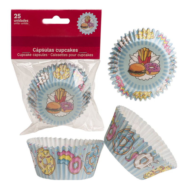 Pack 25 capsules de cupcakes originales Pack 25 capsules de cupcakes originales