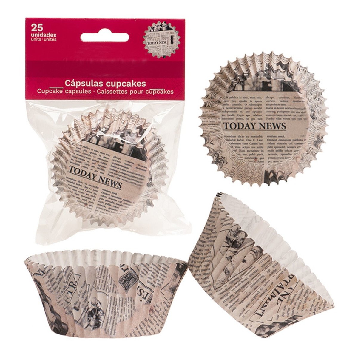 Pack de 25 moules à cupcakes en papier
