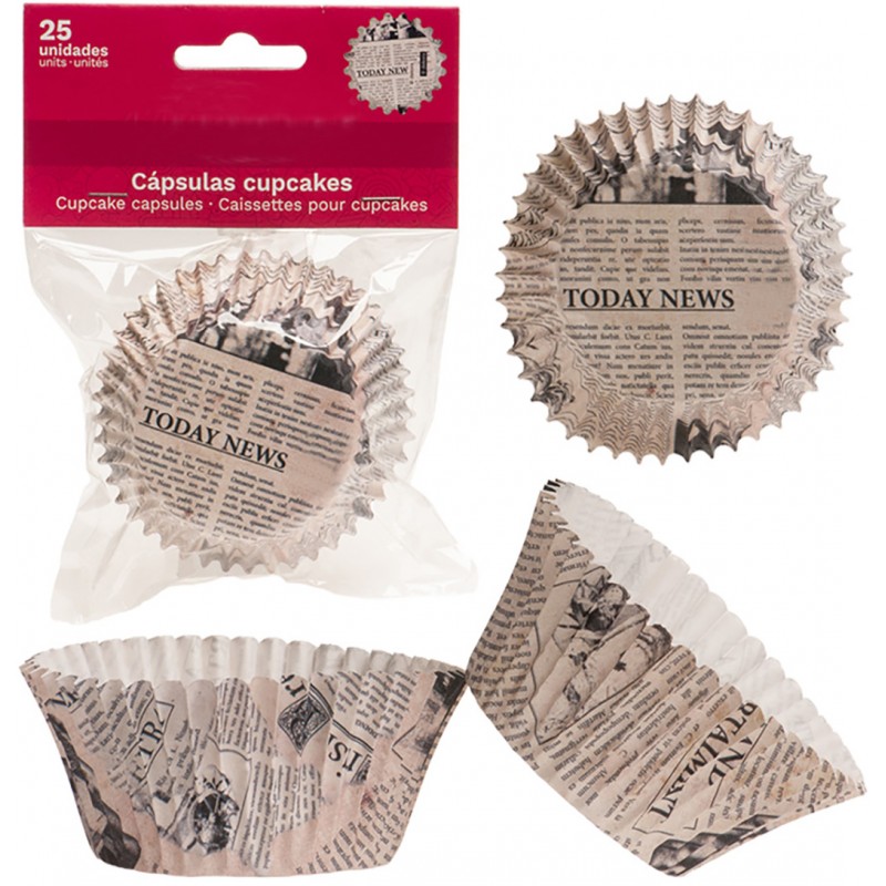 Pack de 25 moules à cupcakes en papier