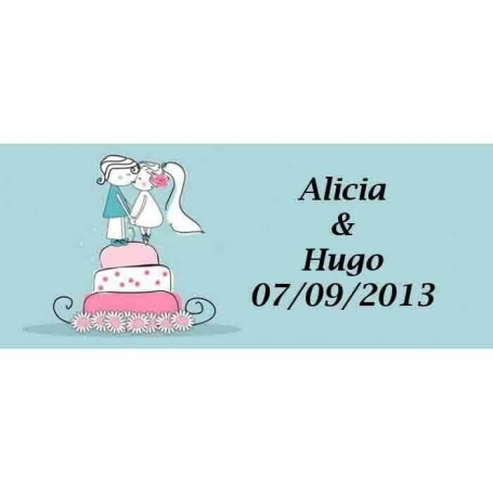 Etiquettes Autocollantes Mariage Gateaux Honey
