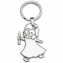 Porte-clé communion fille