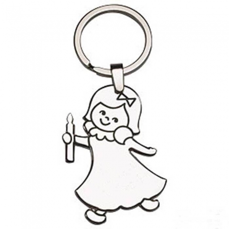 Porte-clés de communion pour filles