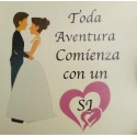 Autocollants de mariage