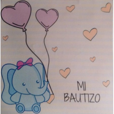 Sticker éléphant De Baptême