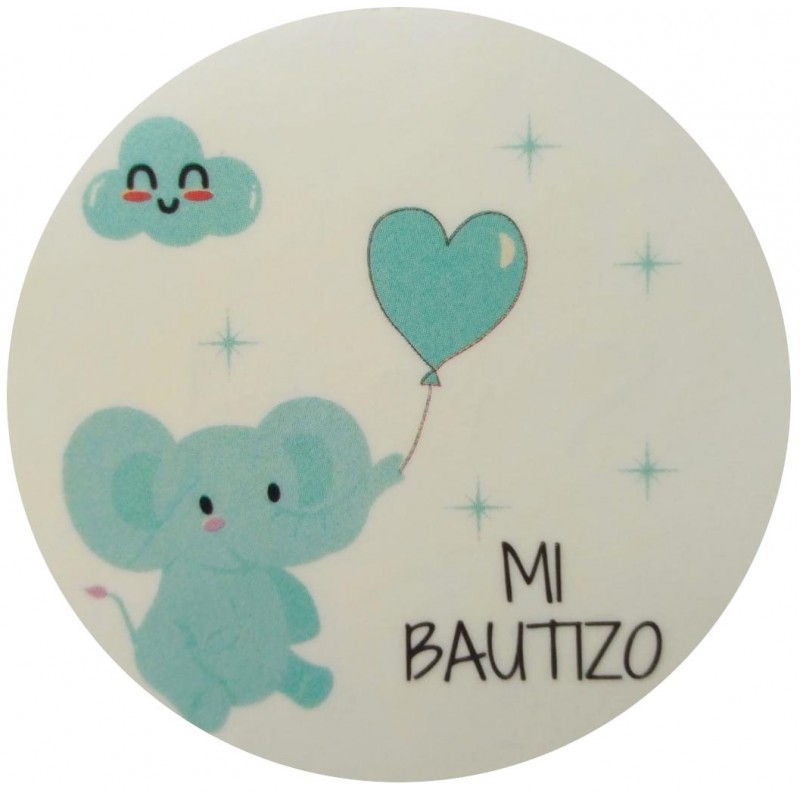 Autocollant rond enfant taille mini