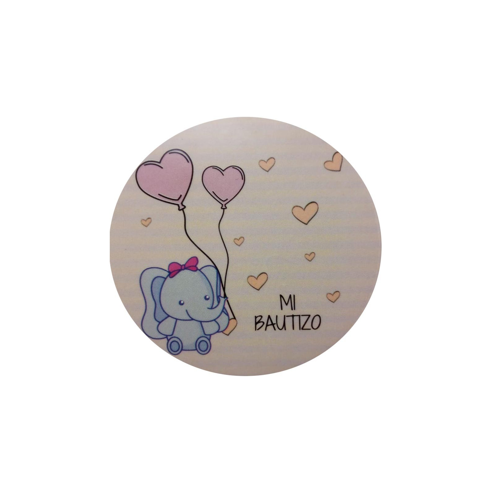 Autocollant de baptême